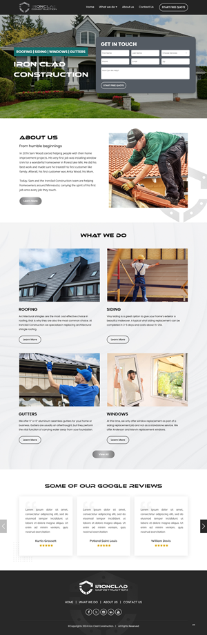 Web Design by pb for this project | Design: #33214021