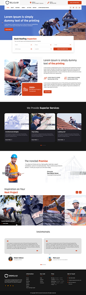 Web Design by NetSpidy for this project | Design: #33242772