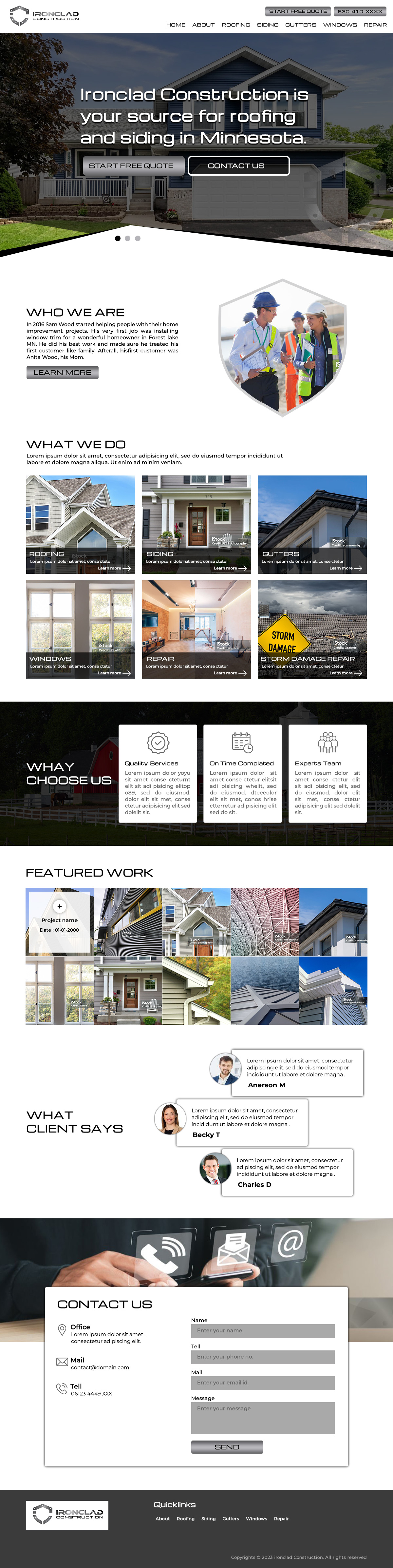 Web Design by Tanvir for this project | Design #33231853