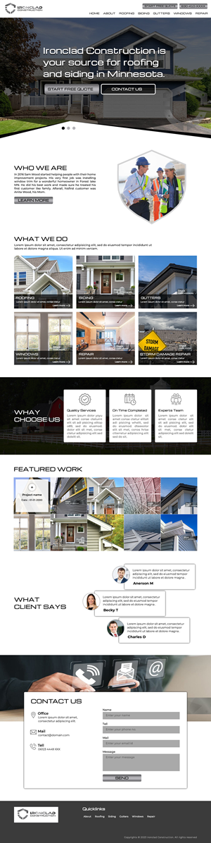 Diseño Web por Tanvir para este proyecto | Diseño #33231853