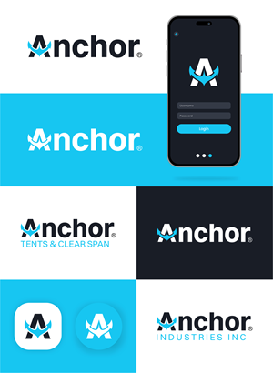 Logo Design by Noekha Studio for Anchor Industries | Design: #33209695
