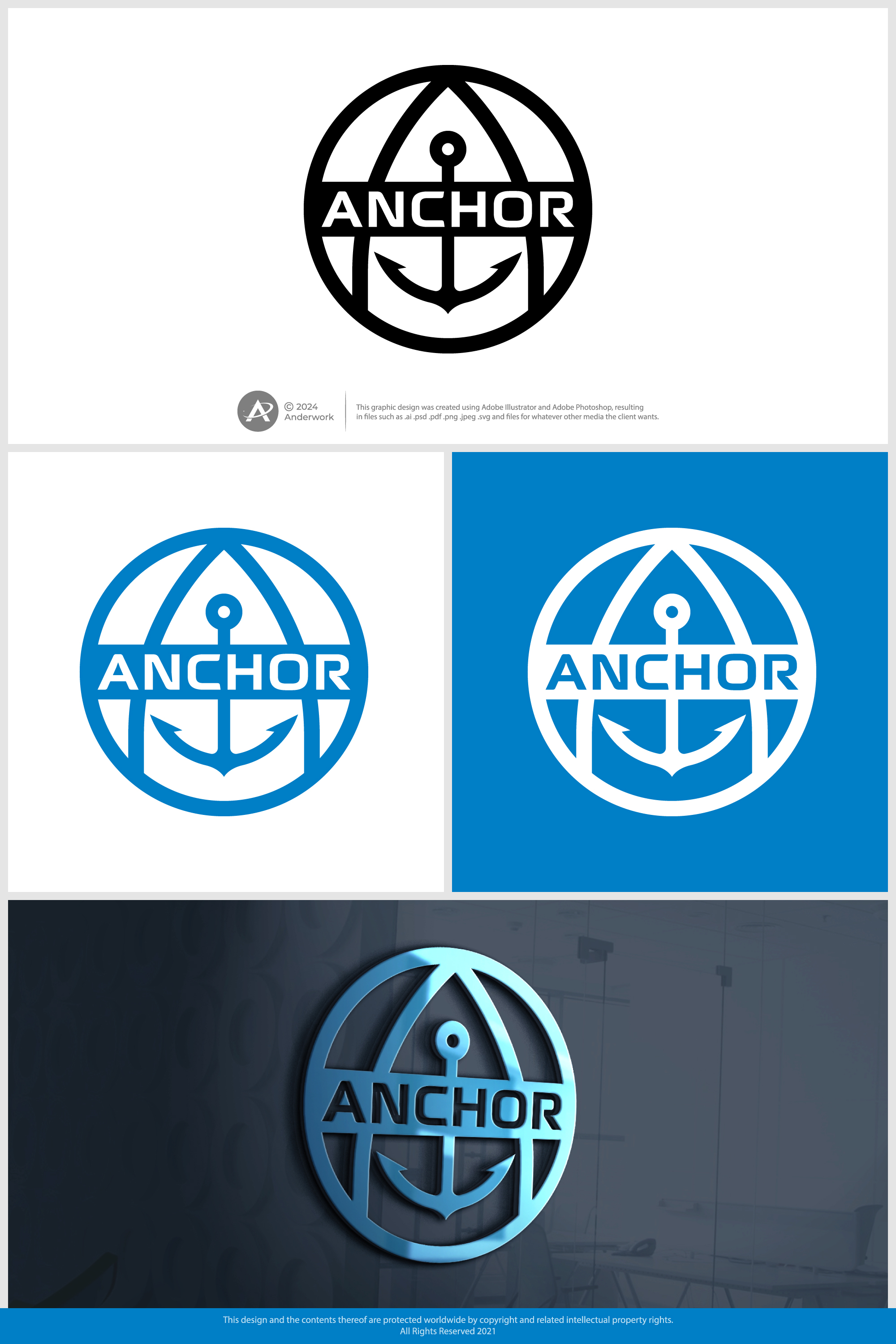 Design de Logo par Anderwork pour Anchor Industries | Design #33217893
