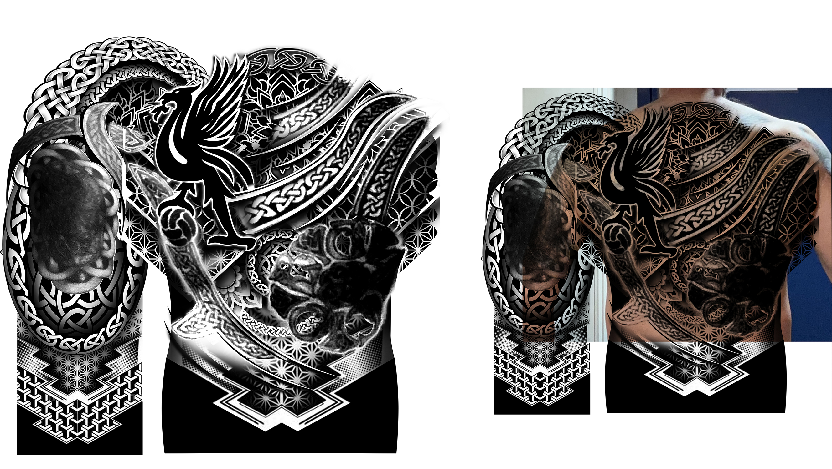Tattoo Design by Kiki Hermawan for this project | Design #33226446