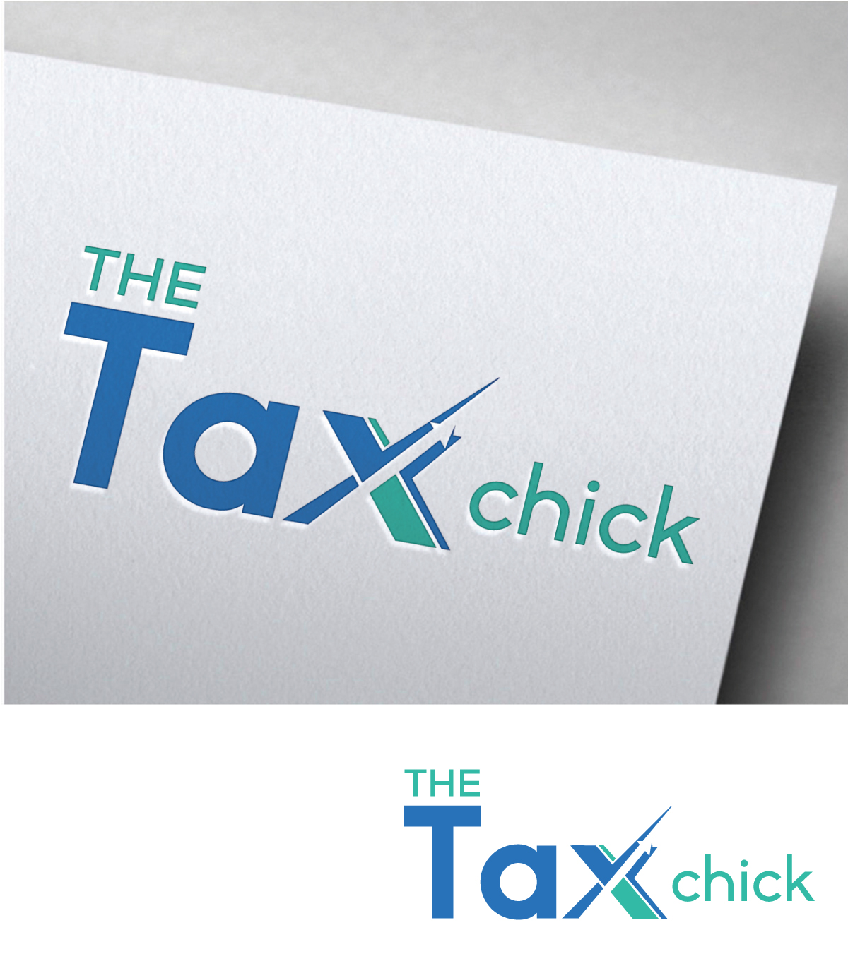 Logo Design by Om Namah Shivay for The Tax Chick | Design #33213869
