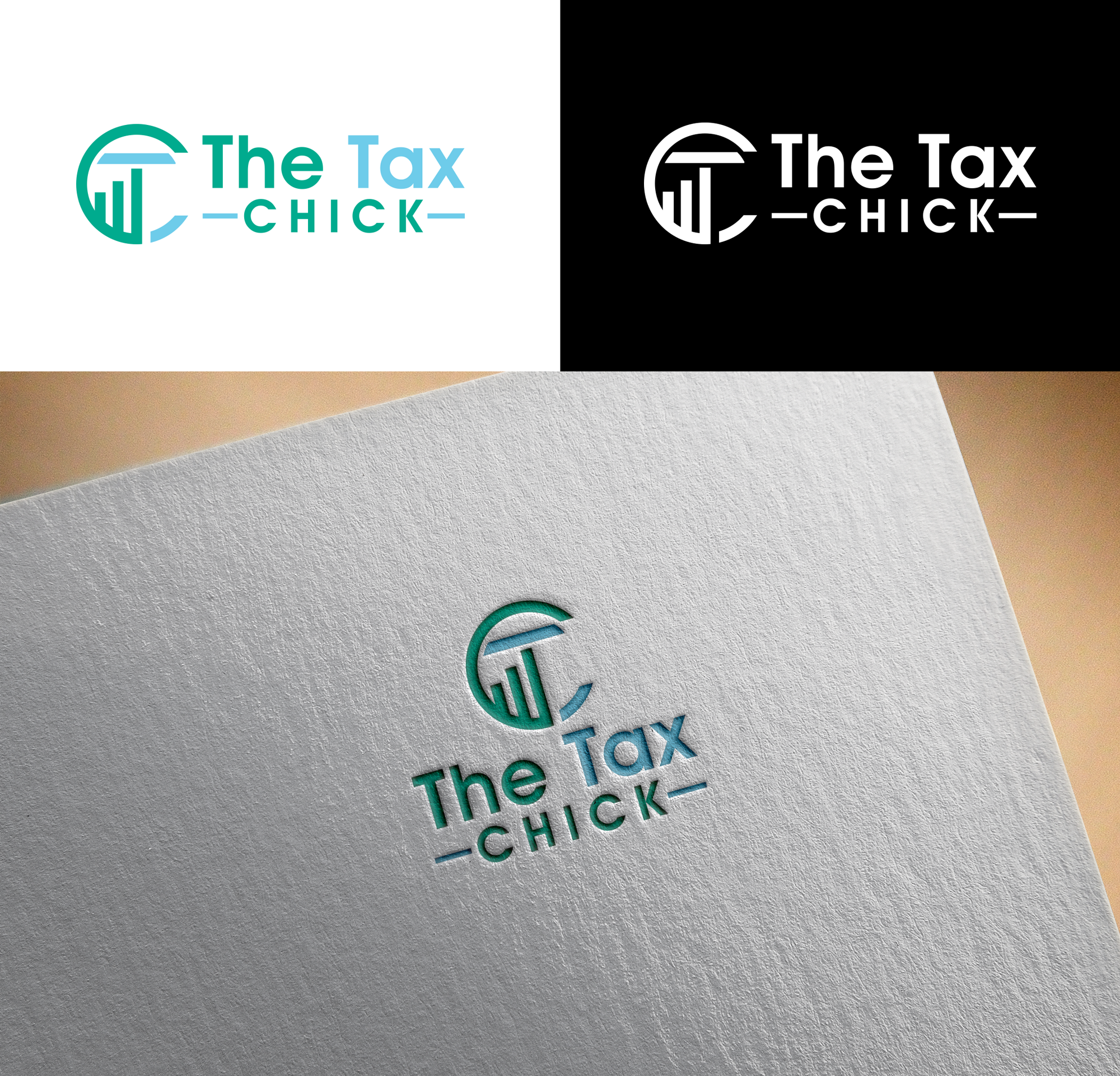 Logo Design by RA-bica for The Tax Chick | Design #33210873