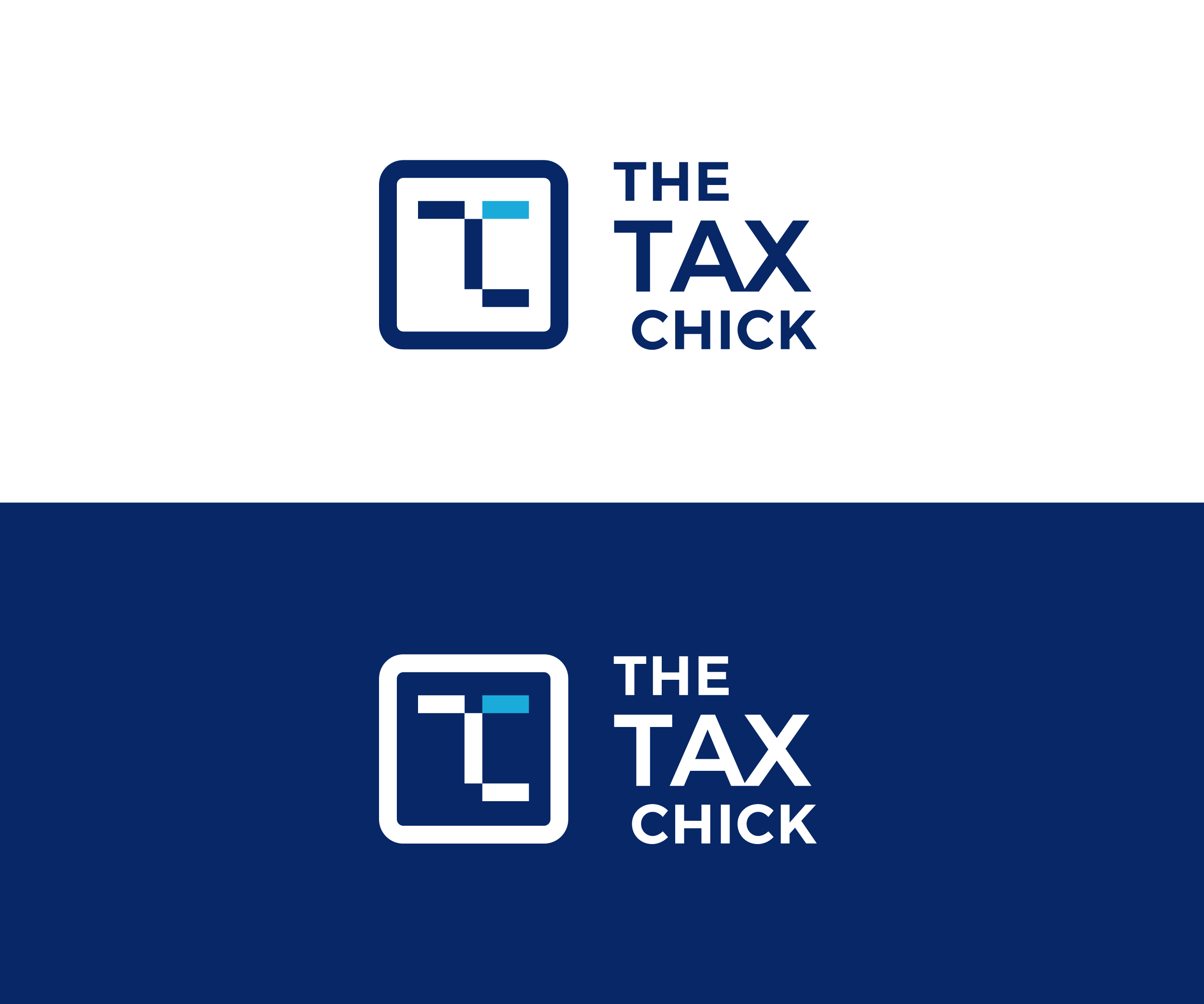 Logo Design by Drawing Room for The Tax Chick | Design #33214963