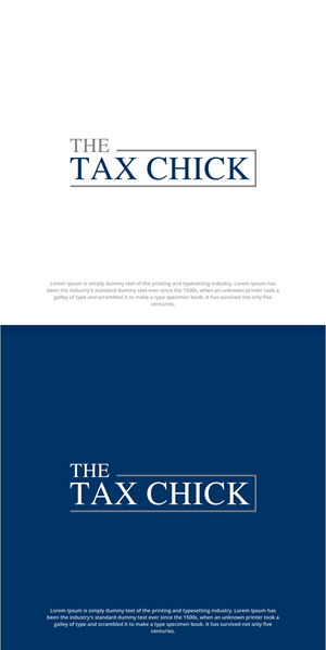 Logo-Design von JesPixel für The Tax Chick | Design: #33210149