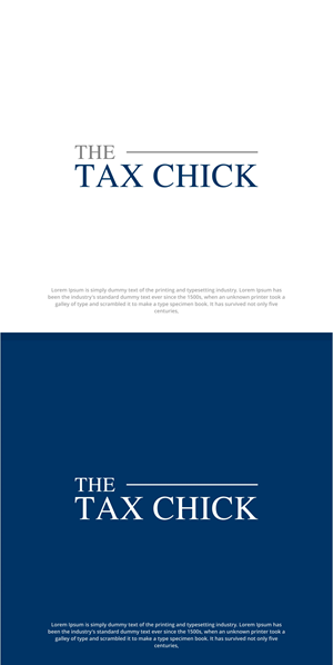 Logo-Design von JesPixel für The Tax Chick | Design: #33210151