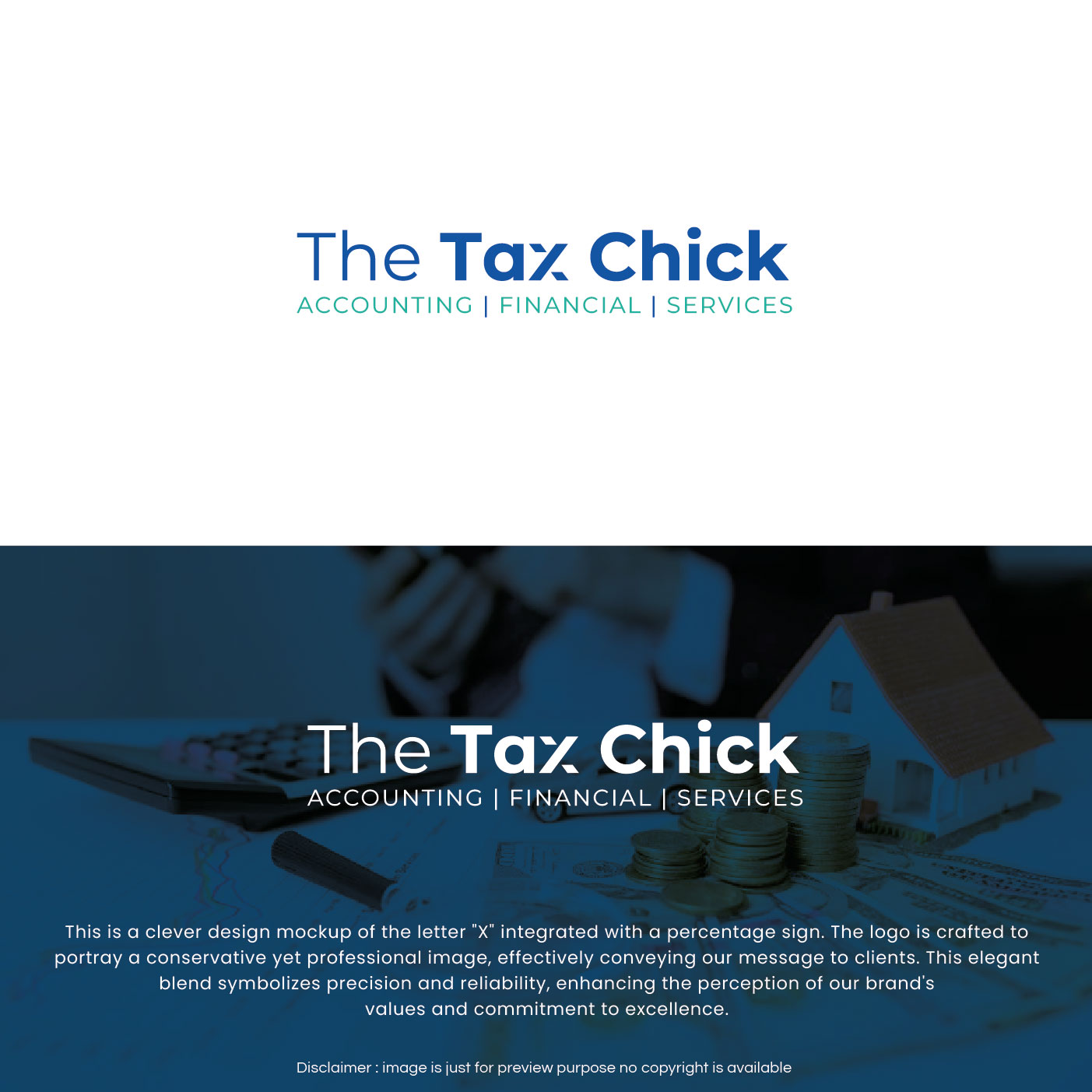 Logo Design by nandkumar for The Tax Chick | Design #33211883