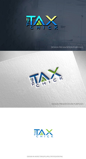 Logo Design by zebronicgraphic for The Tax Chick | Design: #33214660