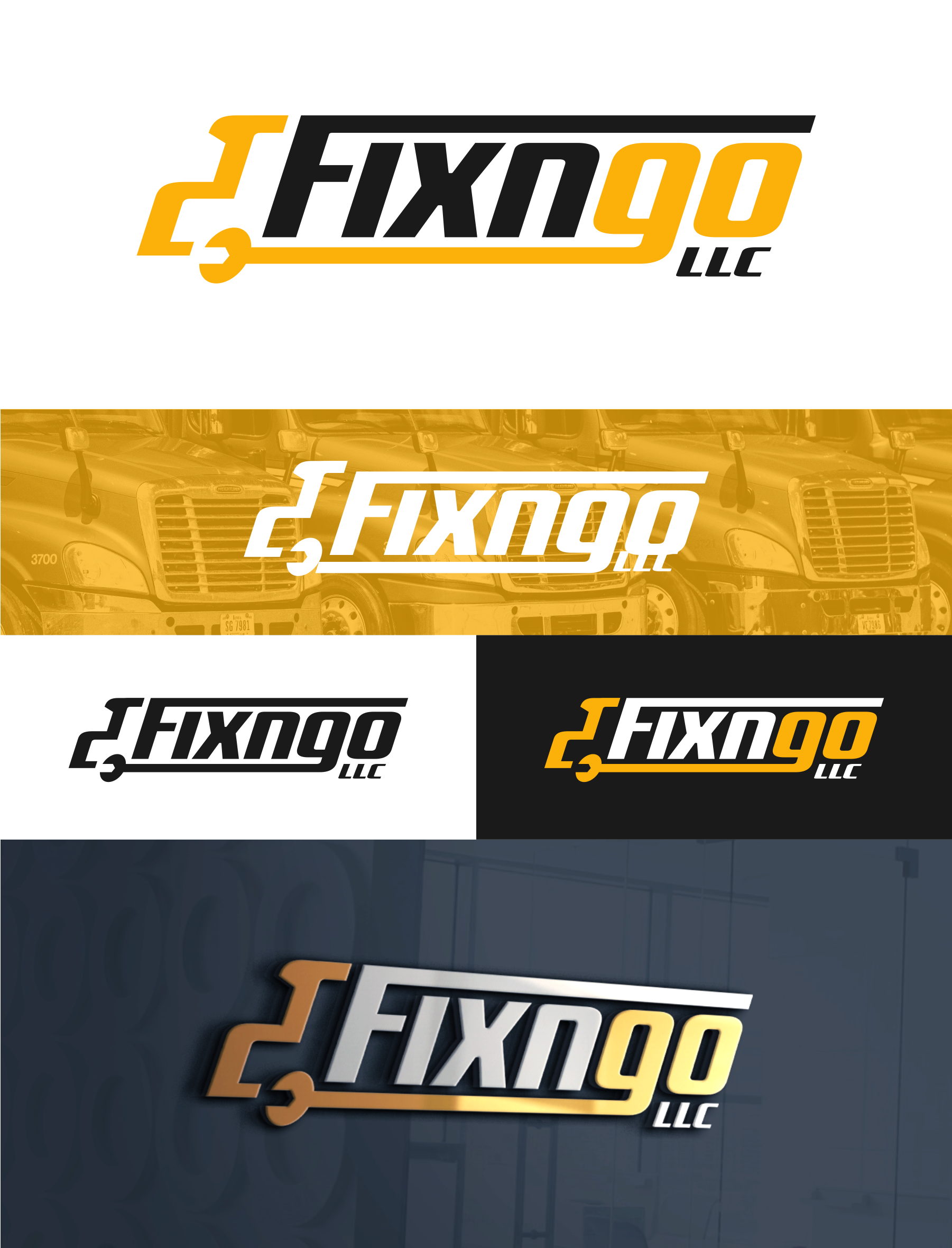 Logo Design by Aezakmi for Ksk Transport, Inc | Design #33235377