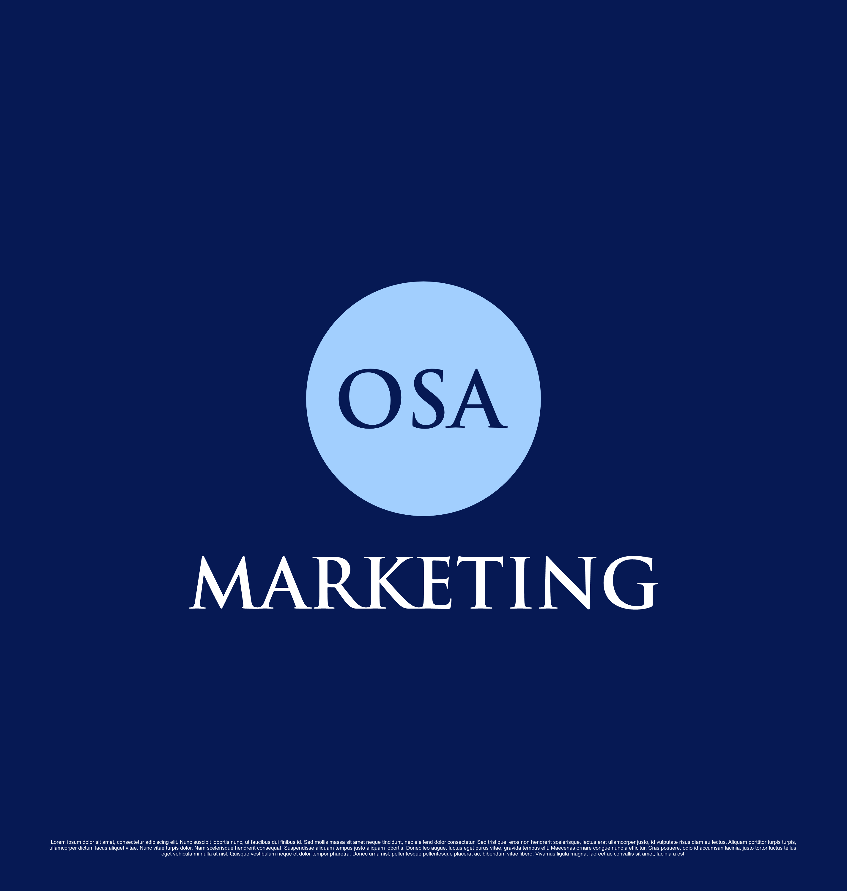 Logo Design by saesean for OSA Marketing | Design #33217492