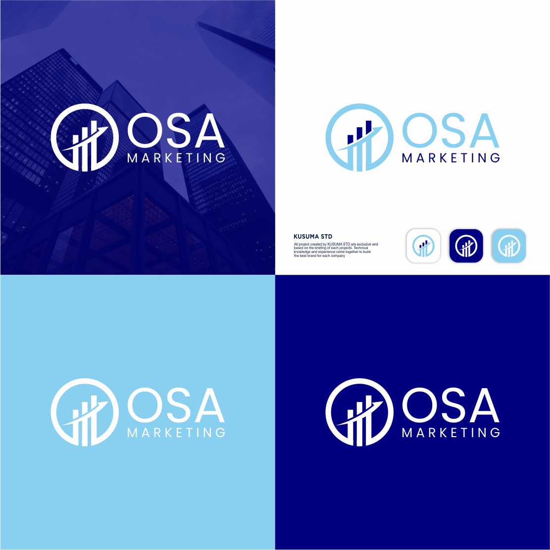 Diseño de Logo por Kusuma Studio para OSA Marketing | Diseño #33213844
