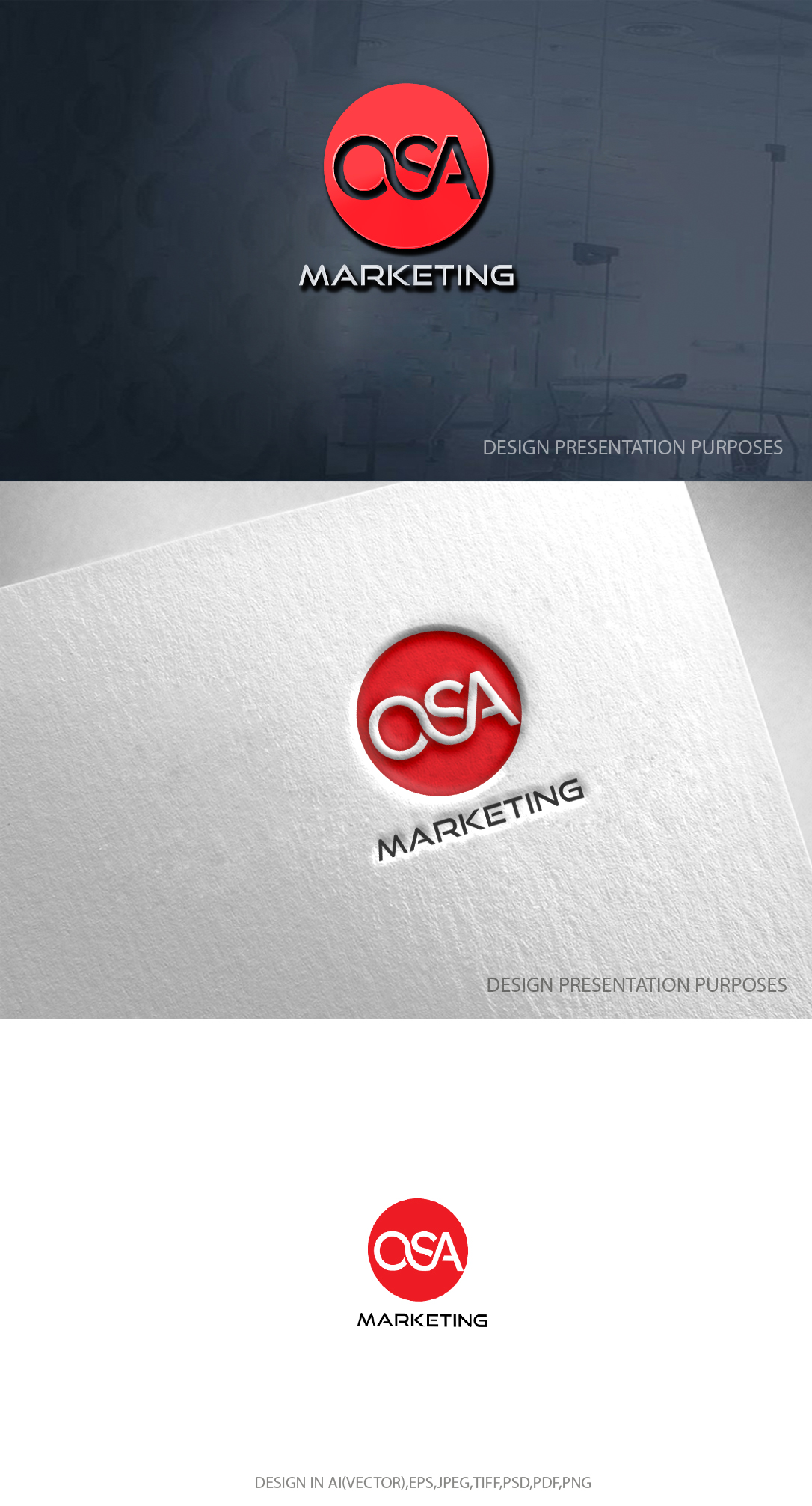 Logo-Design von zebronicgraphic für OSA Marketing | Design #33219221