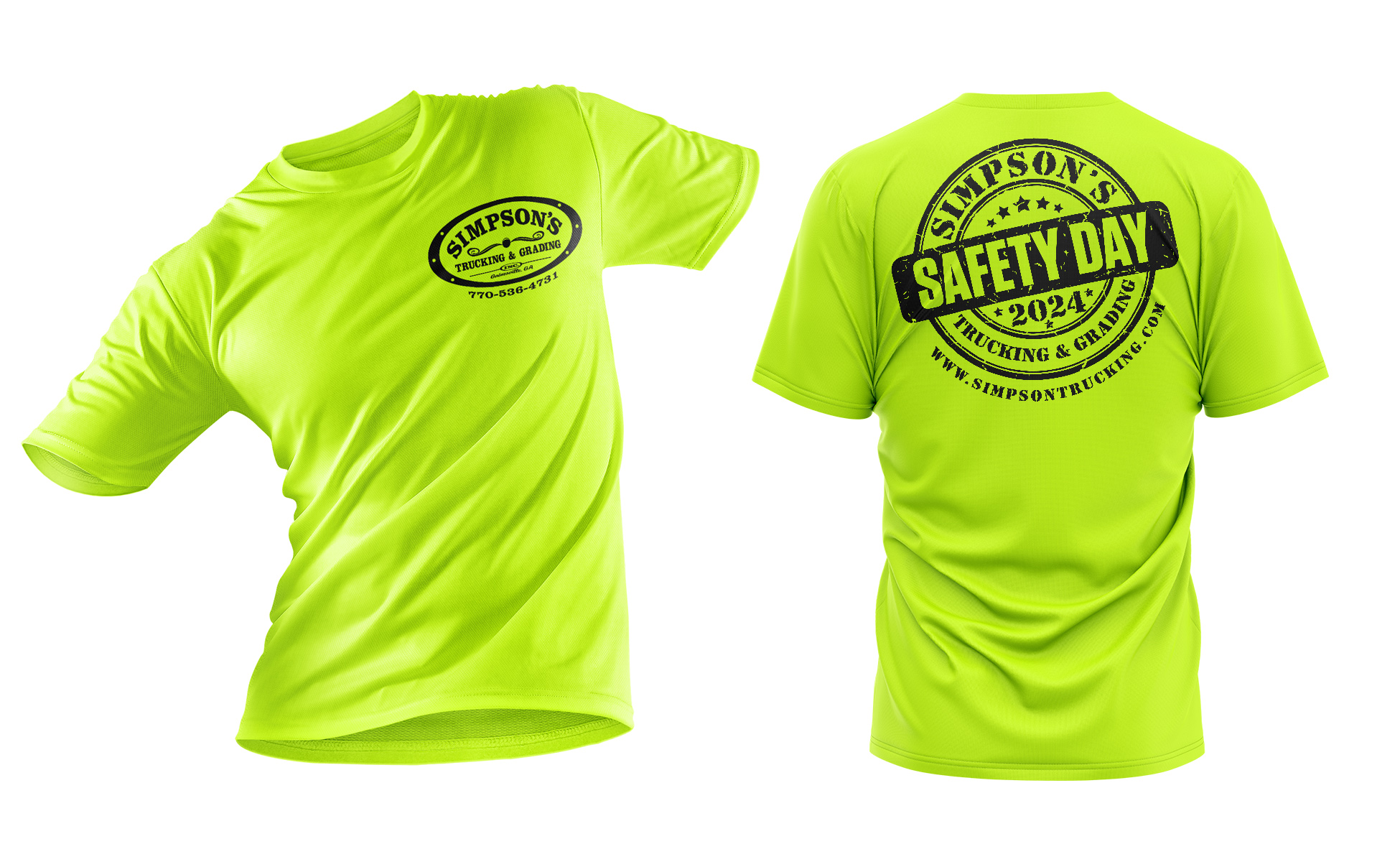 T-shirt Design by Sergio Coelho for Simpson Trucking & Grading, Inc | Design #33220679