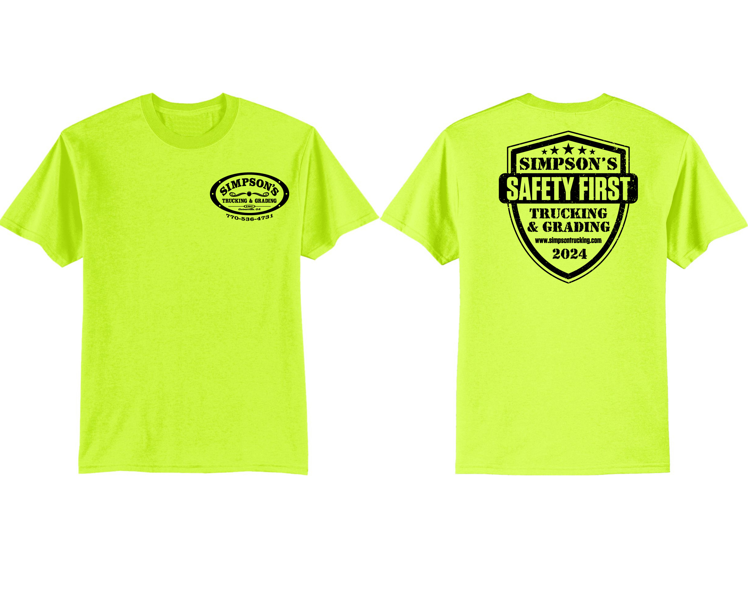 T-shirt Design by Sergio Coelho for Simpson Trucking & Grading, Inc | Design #33220752