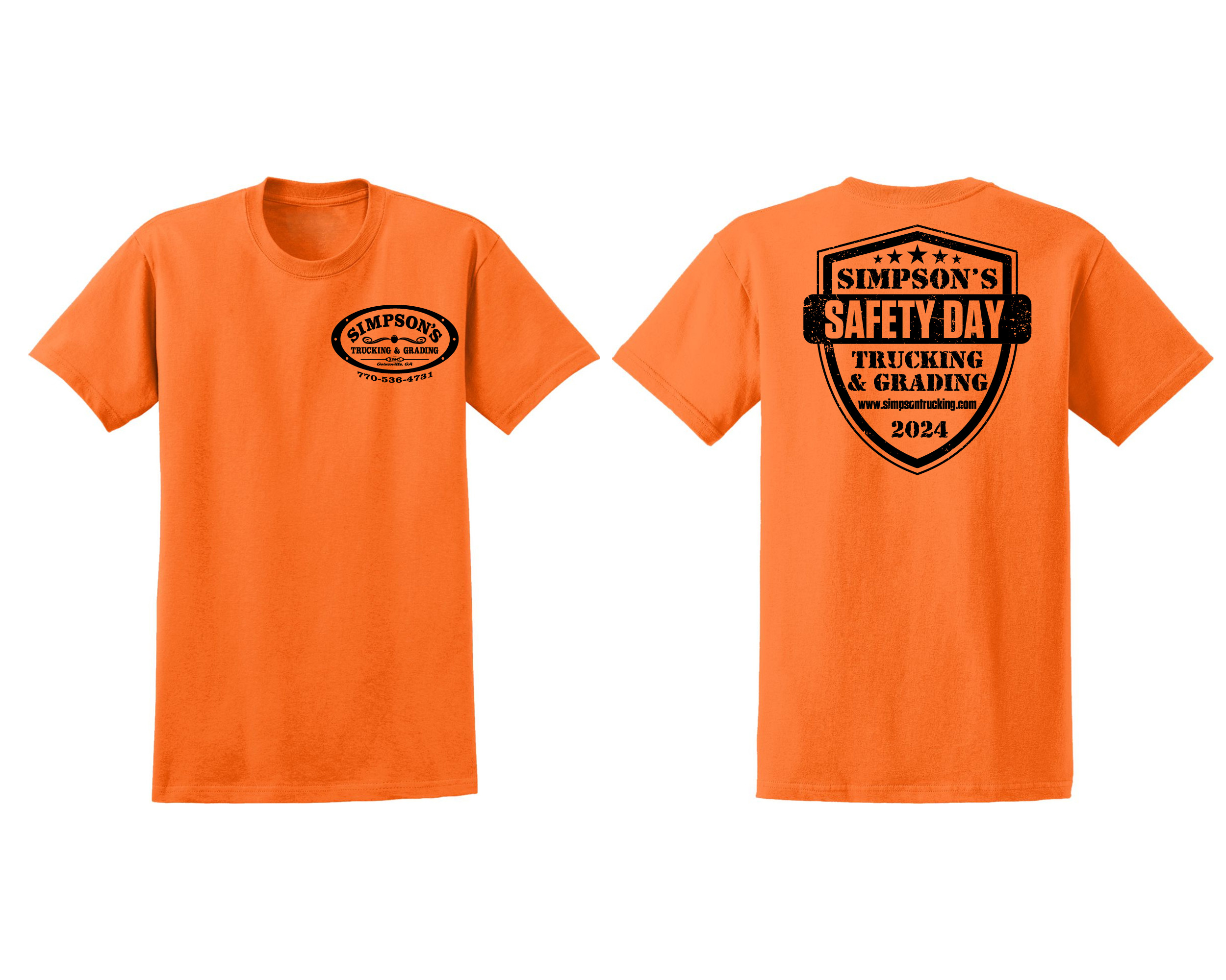 T-Shirt-Design von Sergio Coelho für Simpson Trucking & Grading, Inc | Design #33220780