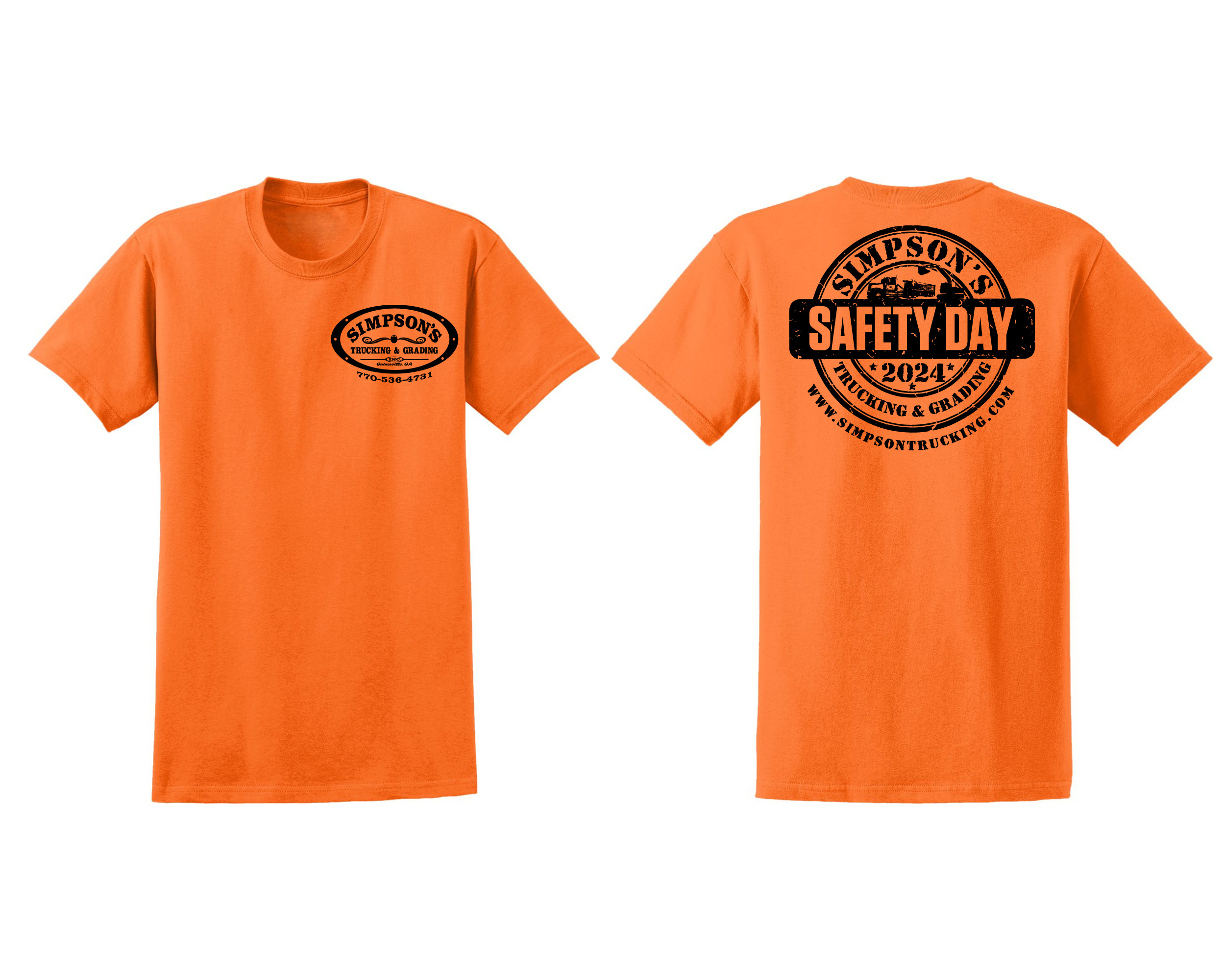 Diseño de Camiseta por Sergio Coelho para Simpson Trucking & Grading, Inc | Diseño #33220806