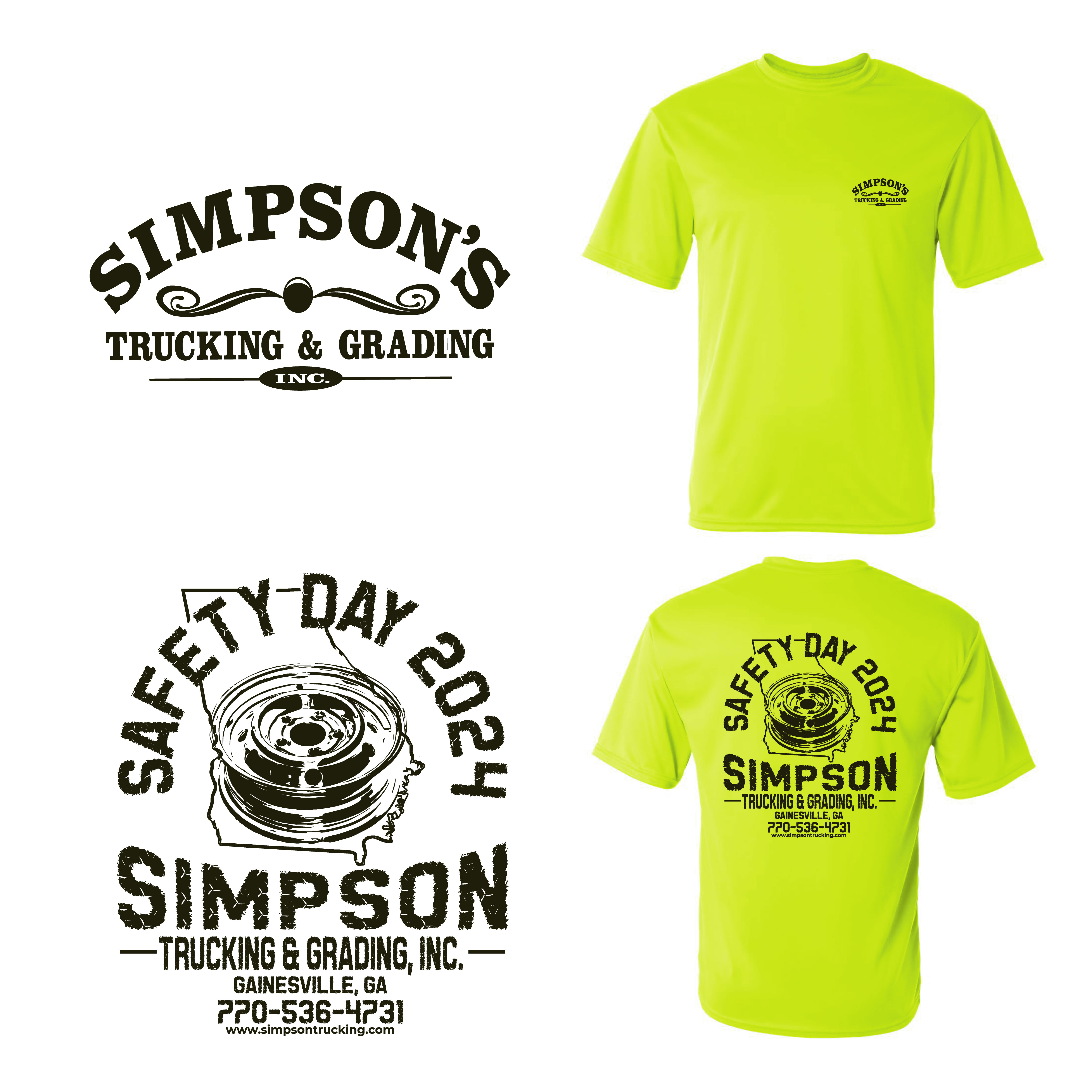 T-Shirt-Design von onze design für Simpson Trucking & Grading, Inc | Design #33216826