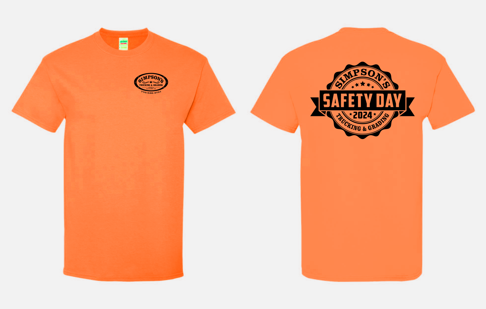 Design de T-shirt par kotakdesign pour Simpson Trucking & Grading, Inc | Design #33217375