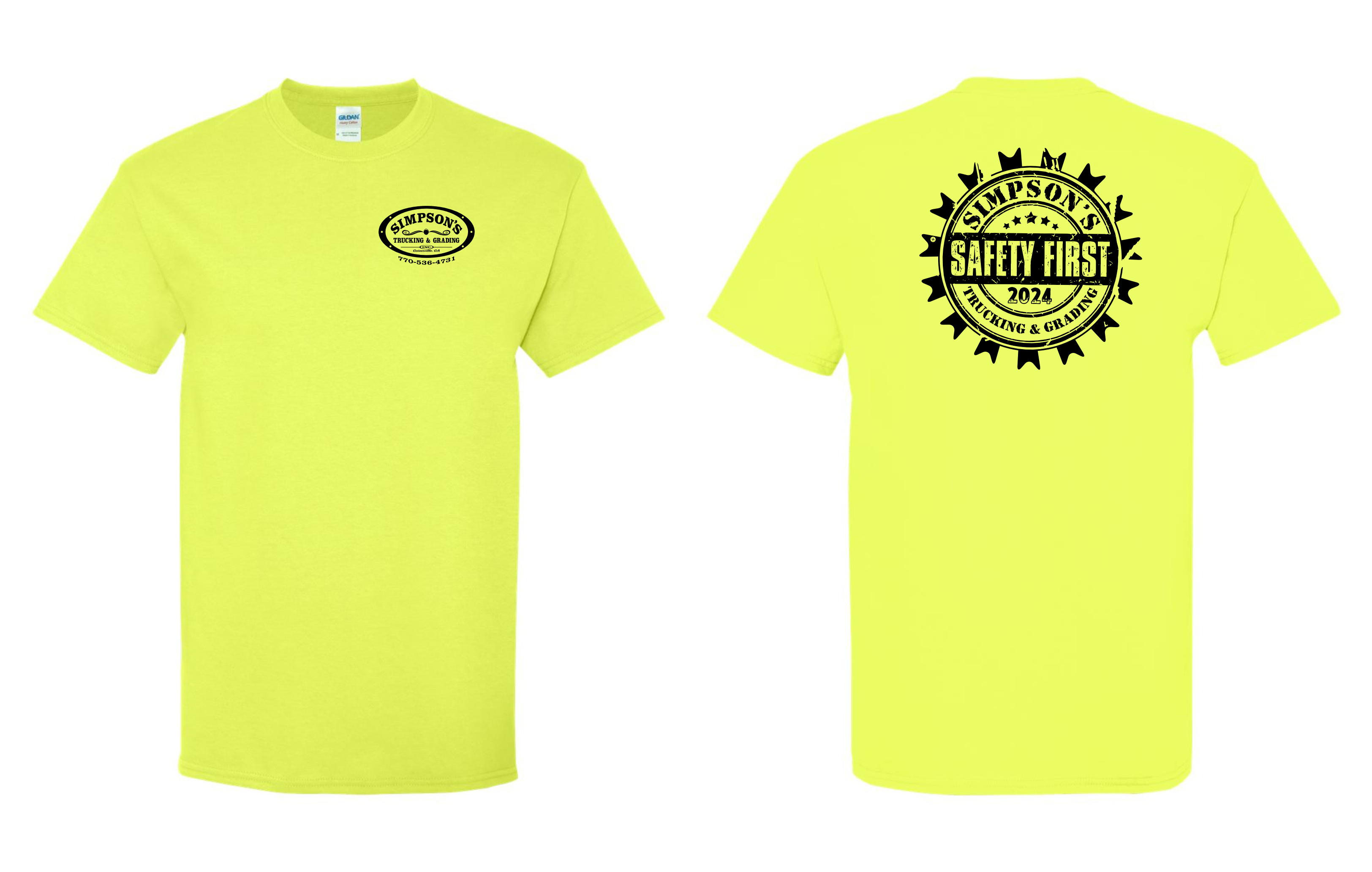 T-shirt Design by Yakuza20 for Simpson Trucking & Grading, Inc | Design #33218386