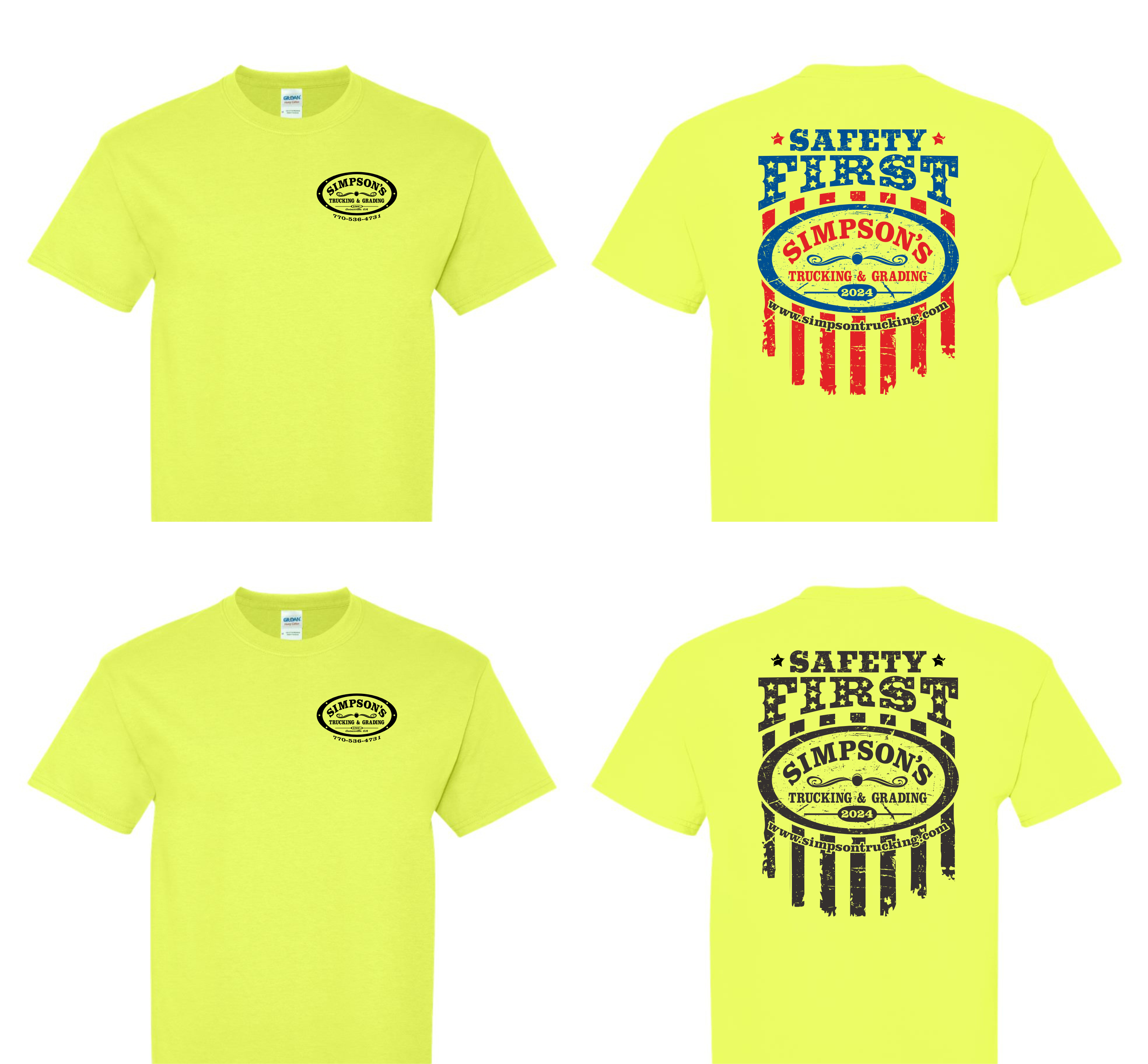 Diseño de Camiseta por Yakuza20 para Simpson Trucking & Grading, Inc | Diseño #33224042
