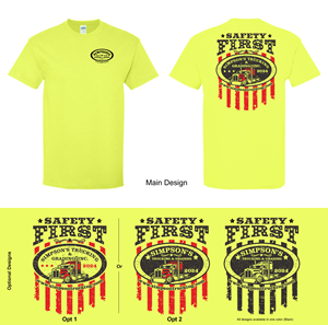 Diseño de Camiseta por Yakuza20 para Simpson Trucking & Grading, Inc | Diseño: #33224243