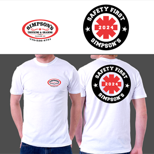 Diseño de Camiseta por ThiagoB para Simpson Trucking & Grading, Inc | Diseño: #33215176
