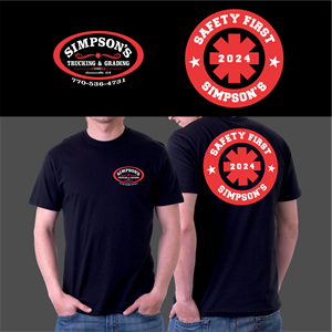 Diseño de Camiseta por ThiagoB para Simpson Trucking & Grading, Inc | Diseño: #33215179