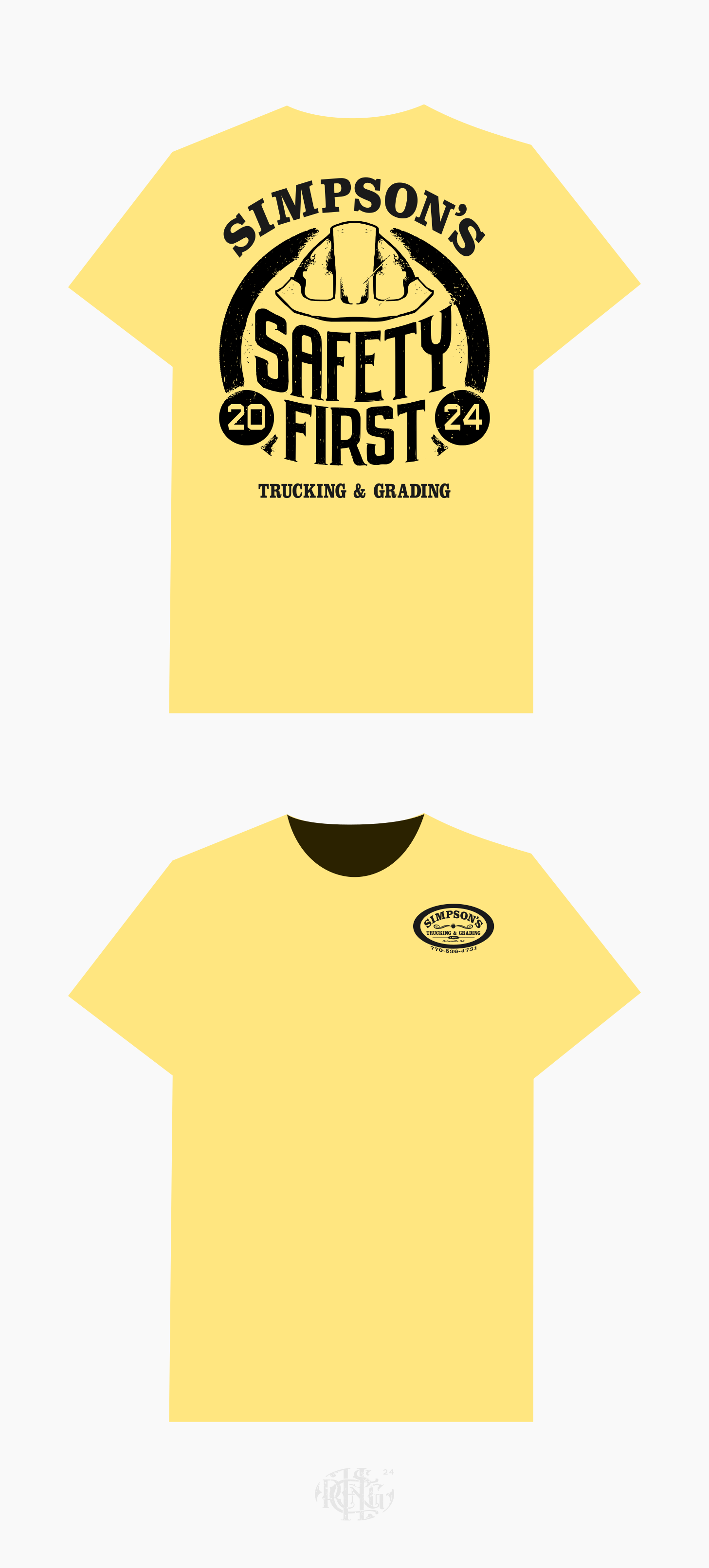 T-shirt Design by chrisnug24 for Simpson Trucking & Grading, Inc | Design #33220315