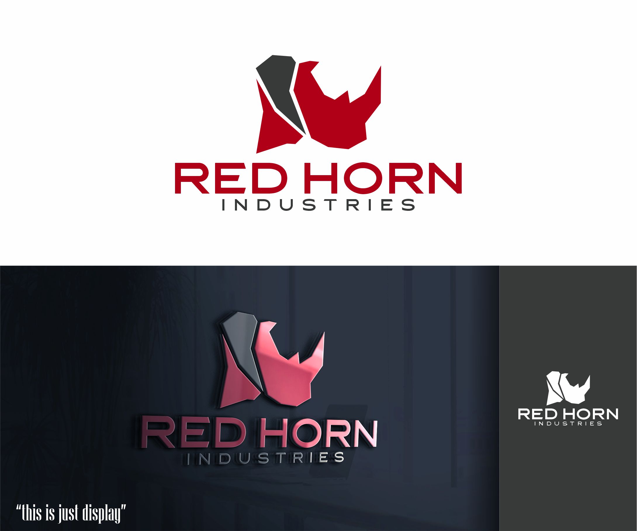 Logo Design by alkaline for Red Horn Industries, LLC | Design #33218686