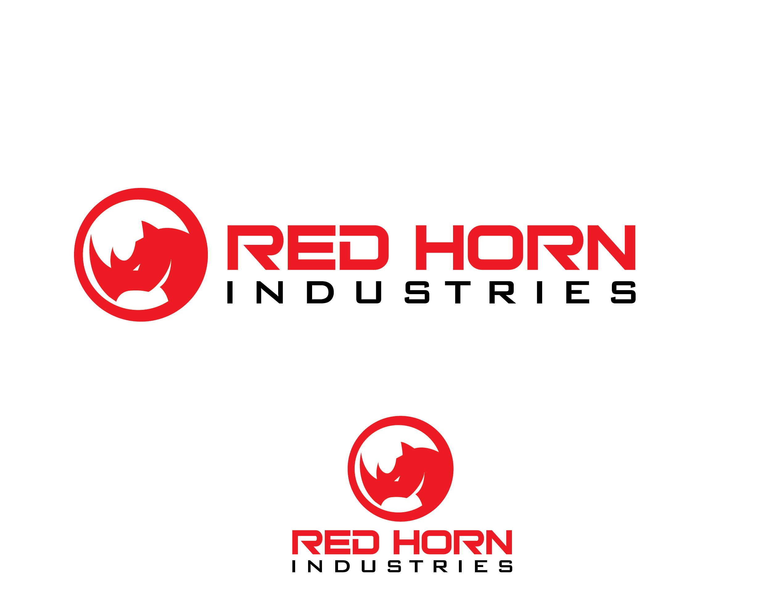 Logo Design by renderman for Red Horn Industries, LLC | Design #33215464