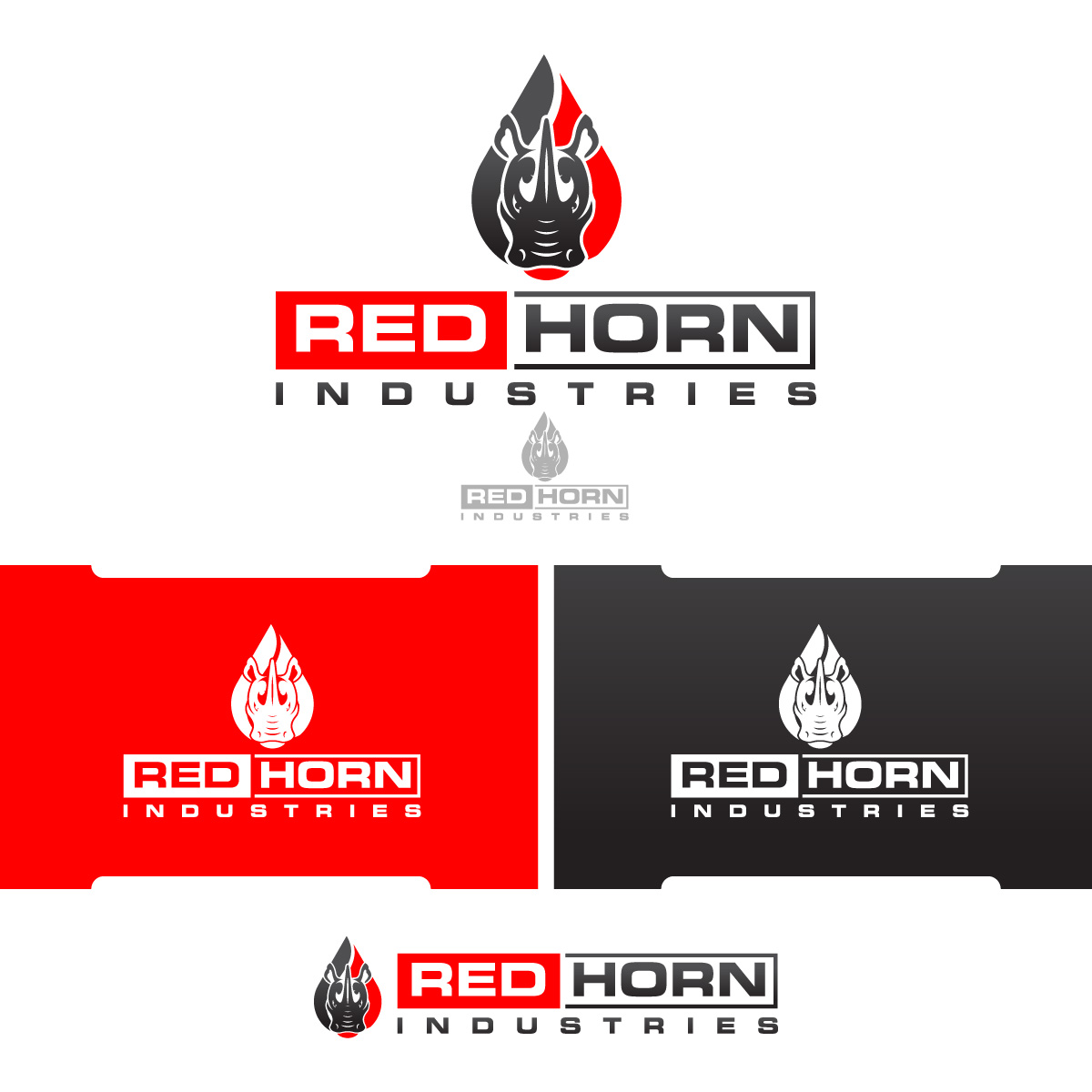 Logo Design by Suvendu.S for Red Horn Industries, LLC | Design #33248662