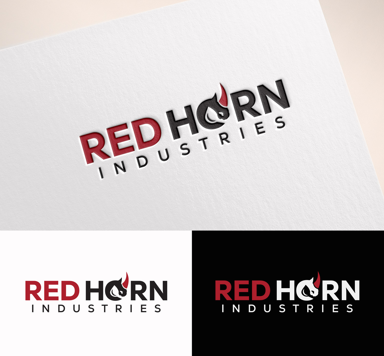 Logo Design by M Art & Design for Red Horn Industries, LLC | Design #33216206