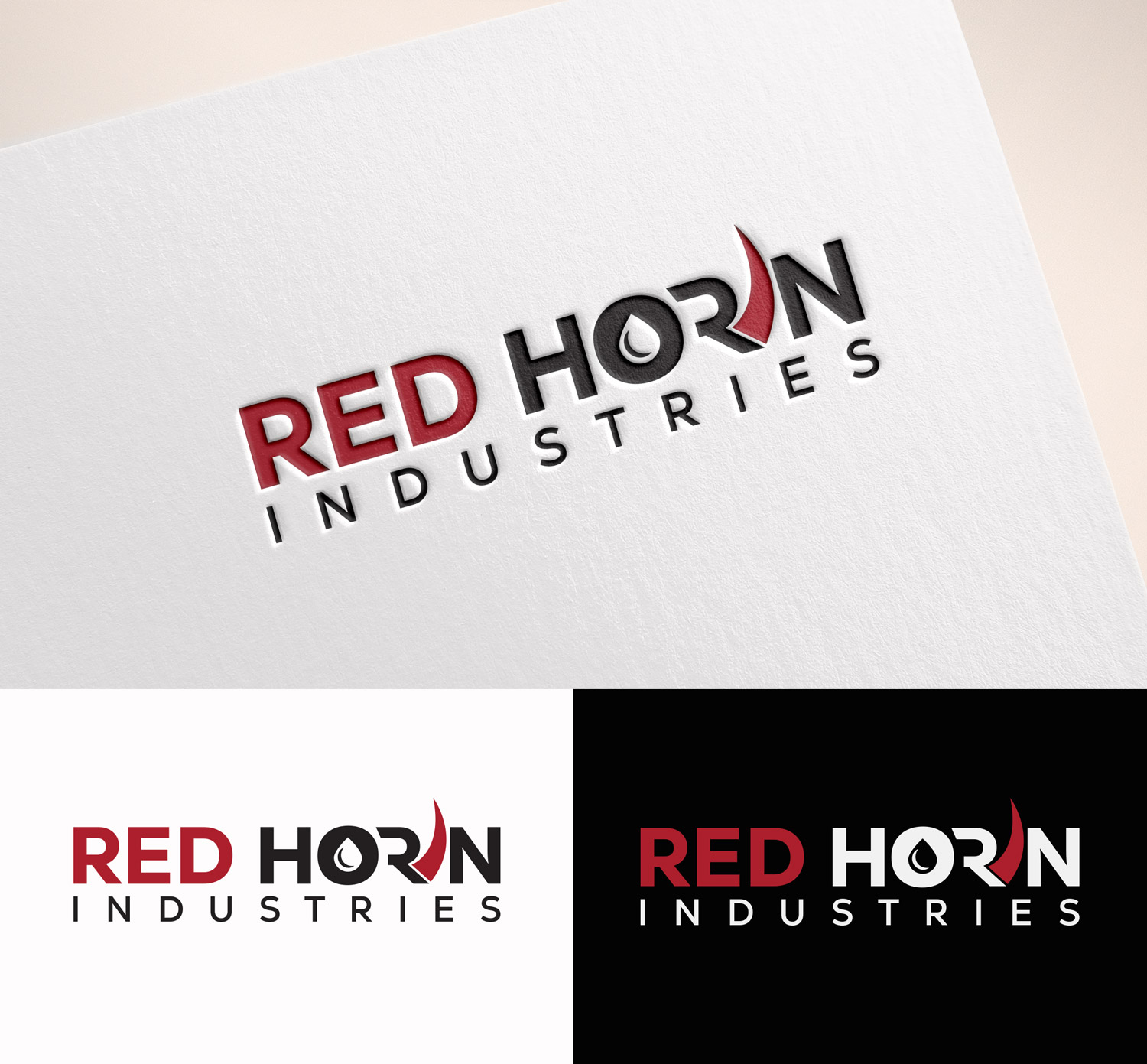 Logo Design by M Art & Design for Red Horn Industries, LLC | Design #33216317