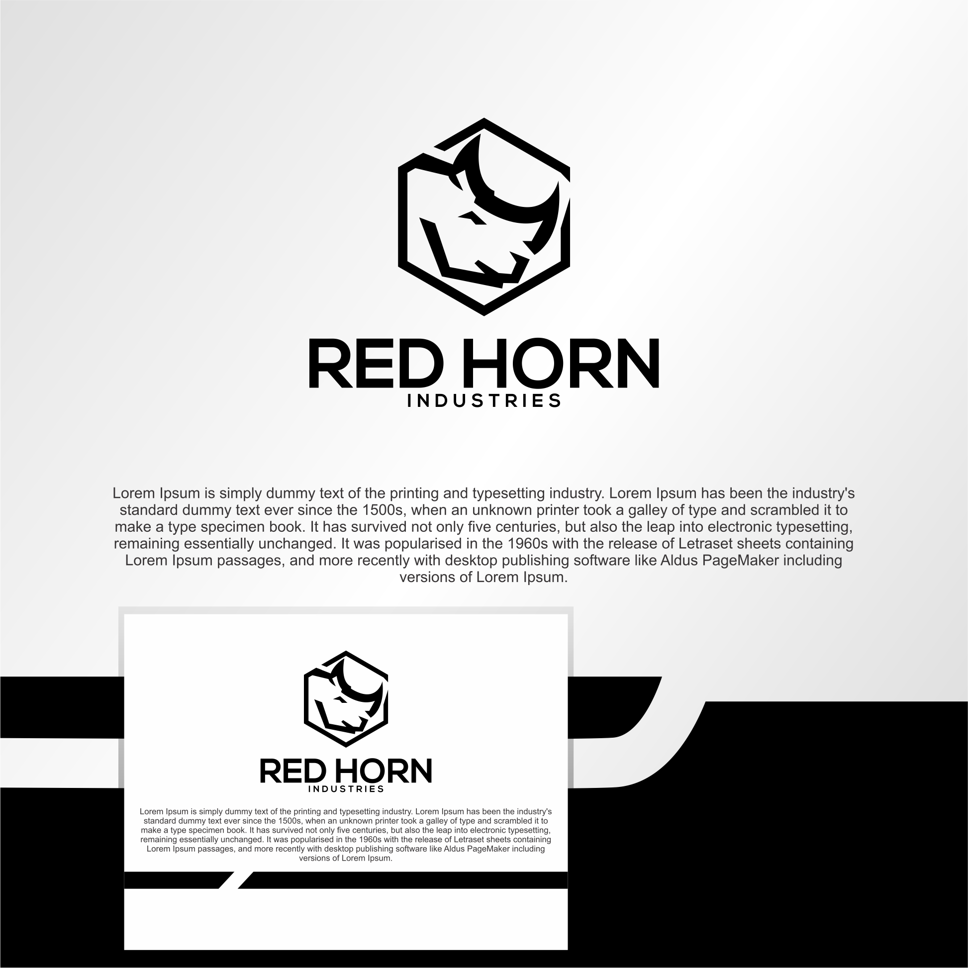 Diseño de Logo por diego costa para Red Horn Industries, LLC | Diseño #33221572