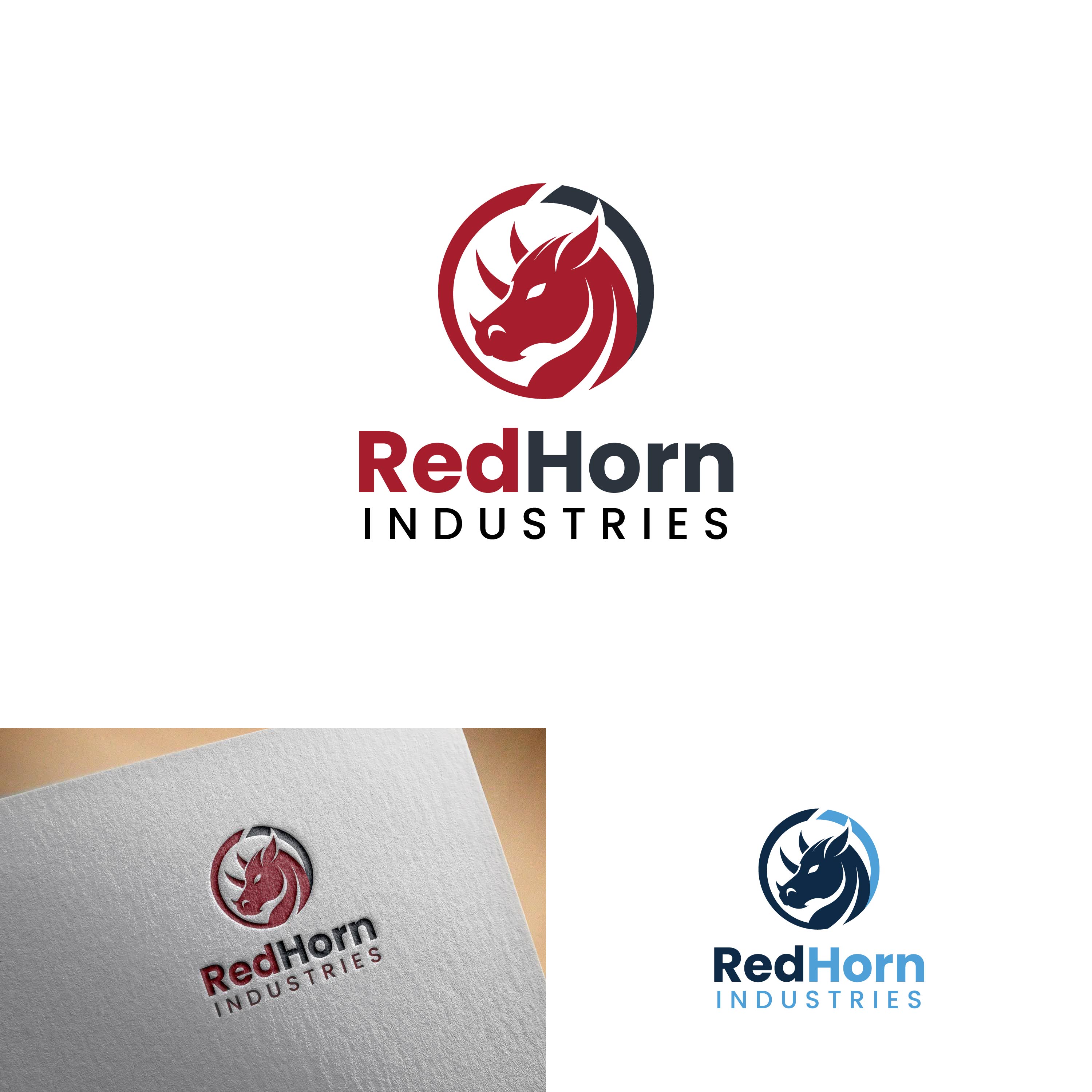 Logo Design by Shahzaib Ashfaq for Red Horn Industries, LLC | Design #33238005