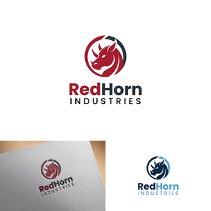 Logo Design by Shahzaib Ashfaq for Red Horn Industries, LLC | Design: #33238005