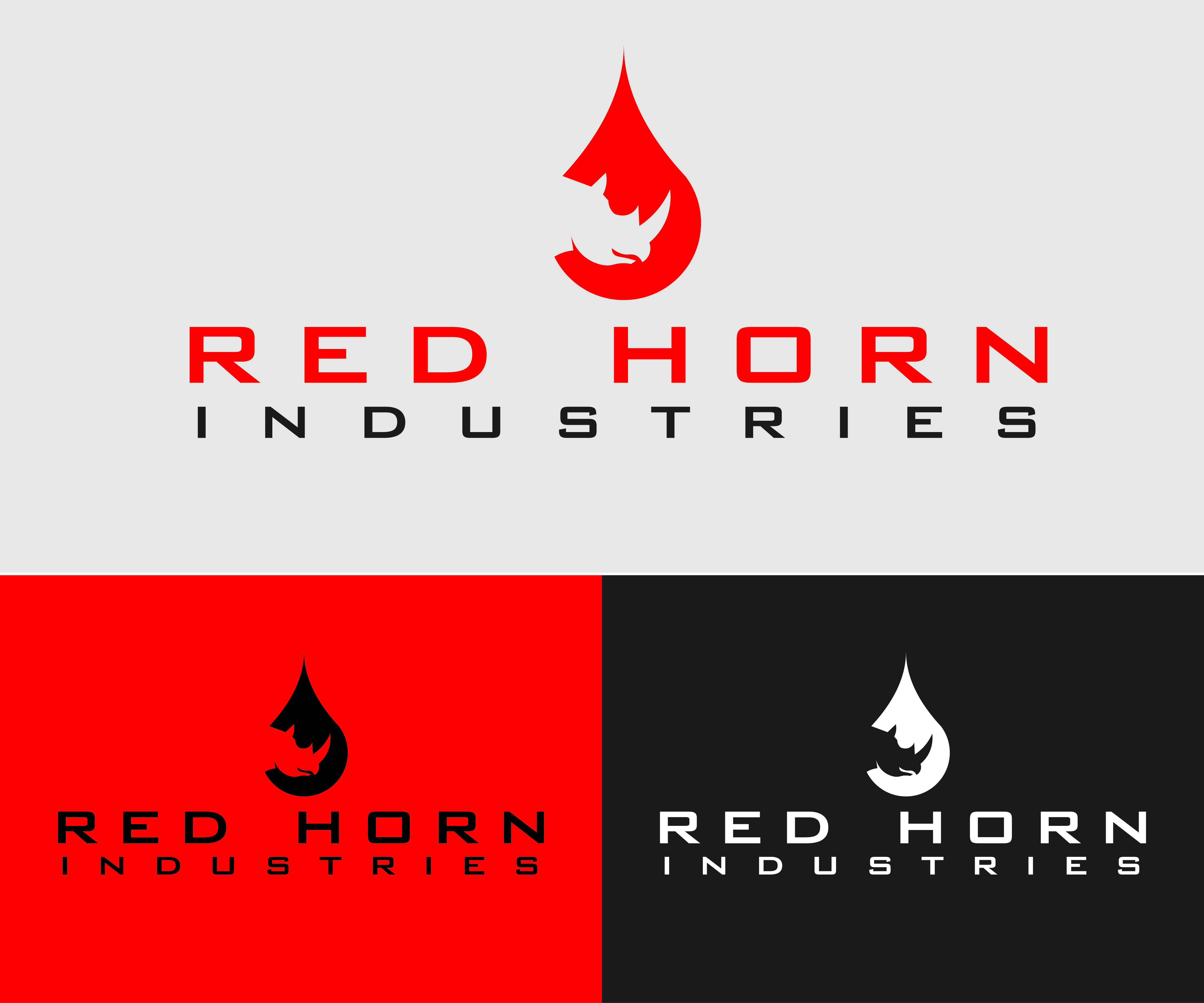 Logo Design by Fortune Howard Designs for Red Horn Industries, LLC | Design #33234152