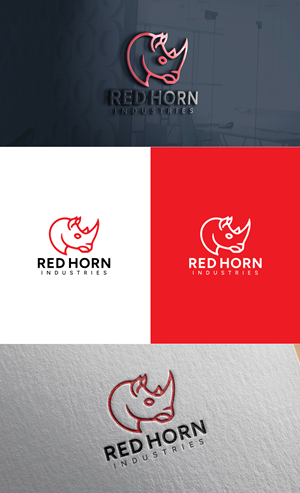 Logo Design by GLDesigns for Red Horn Industries, LLC | Design: #33219189