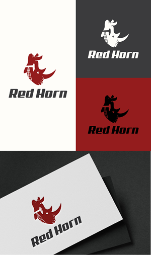 Diseño de Logo por fly  design para Red Horn Industries, LLC | Diseño: #33218681