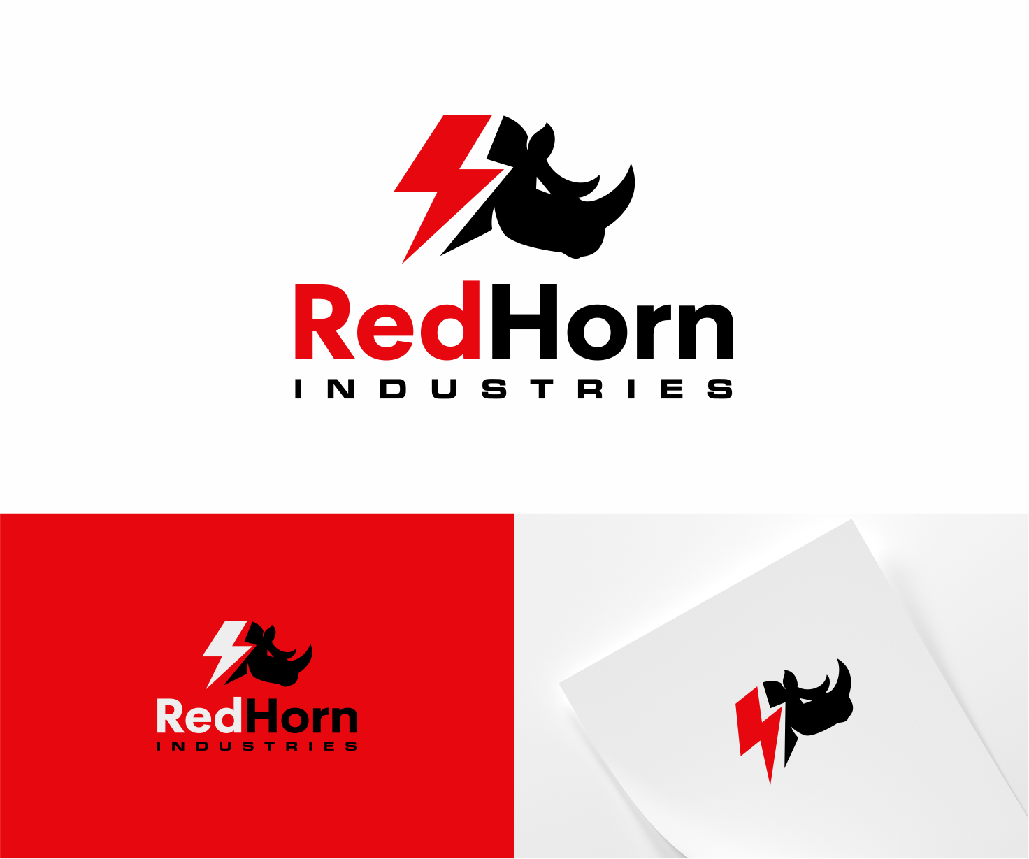 Logo Design by Sibyle for Red Horn Industries, LLC | Design #33216660