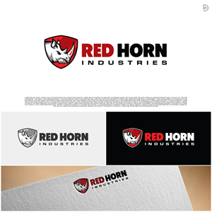 Logo Design by D_Mantra for Red Horn Industries, LLC | Design #33217508