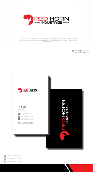 Diseño de Logo por zebronicgraphic para Red Horn Industries, LLC | Diseño: #33218290