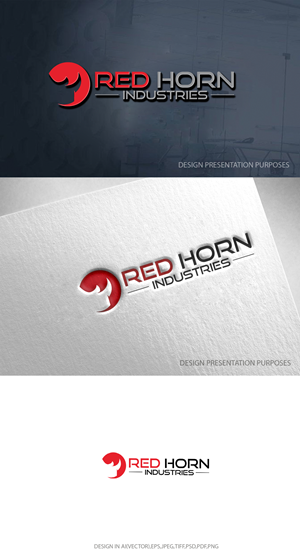 Diseño de Logo por zebronicgraphic para Red Horn Industries, LLC | Diseño: #33218291