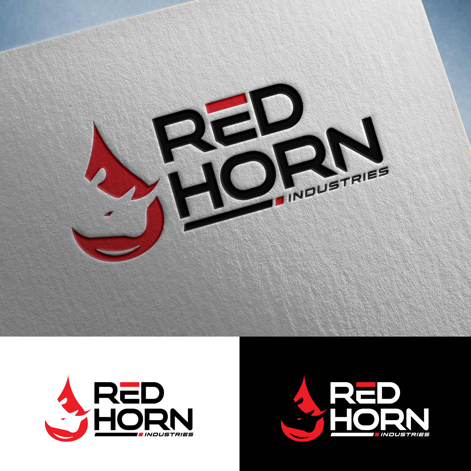 Design de Logo par UMBRA Designs pour Red Horn Industries, LLC | Design #33217560