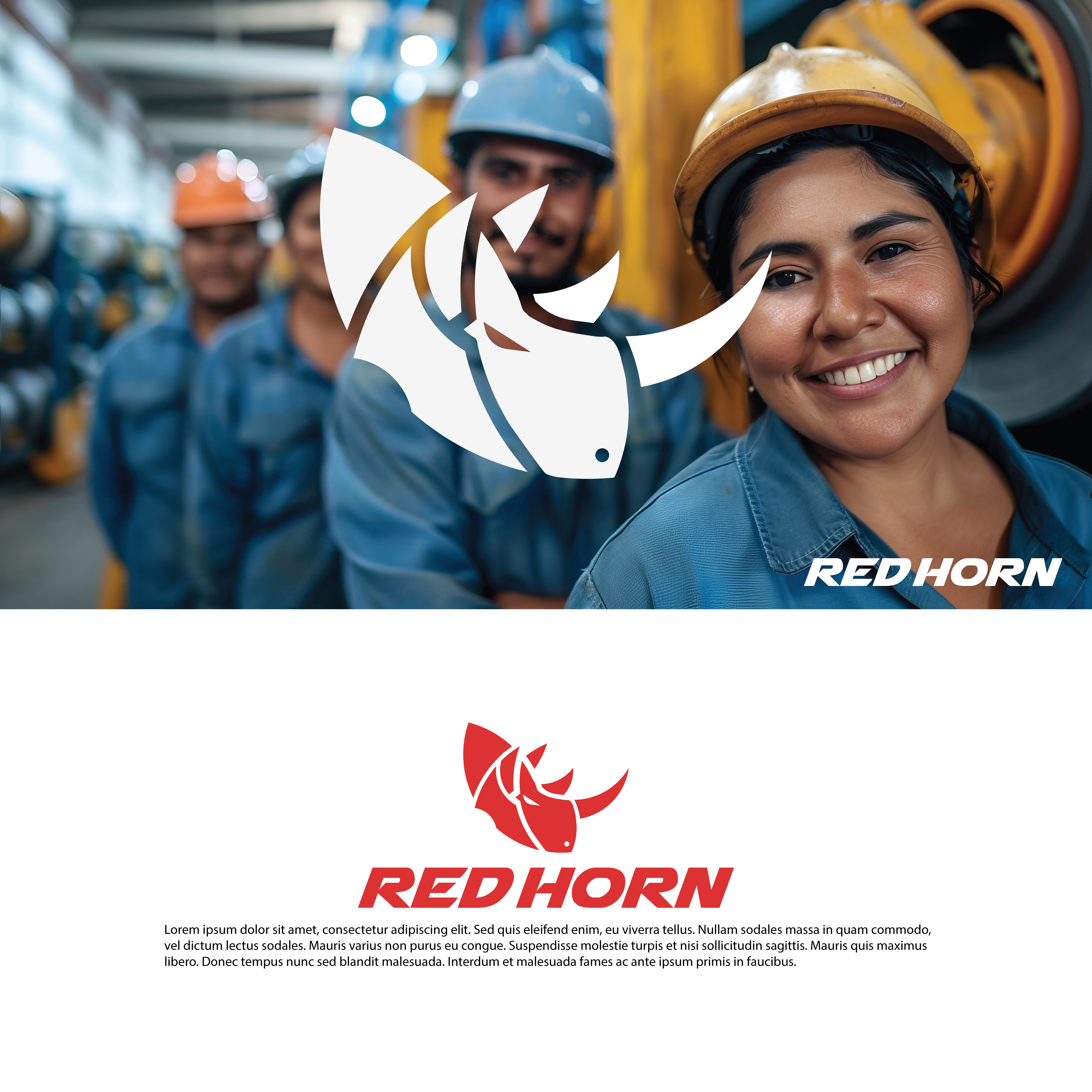 Logo Design by Dracuz for Red Horn Industries, LLC | Design #33218176