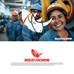 Logo Design by Dracuz for Red Horn Industries, LLC | Design: #33218176
