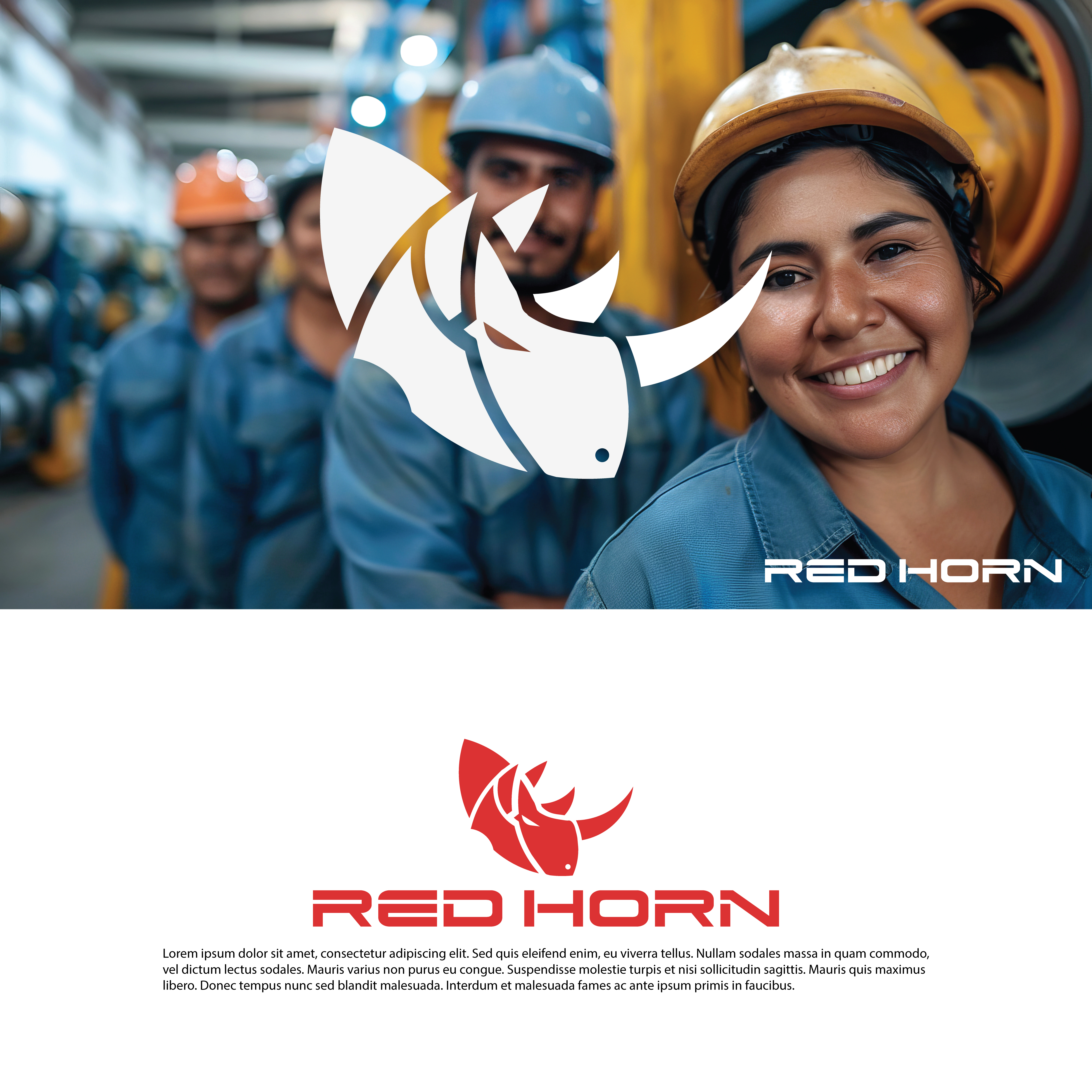Logo Design by Dracuz for Red Horn Industries, LLC | Design #33218211