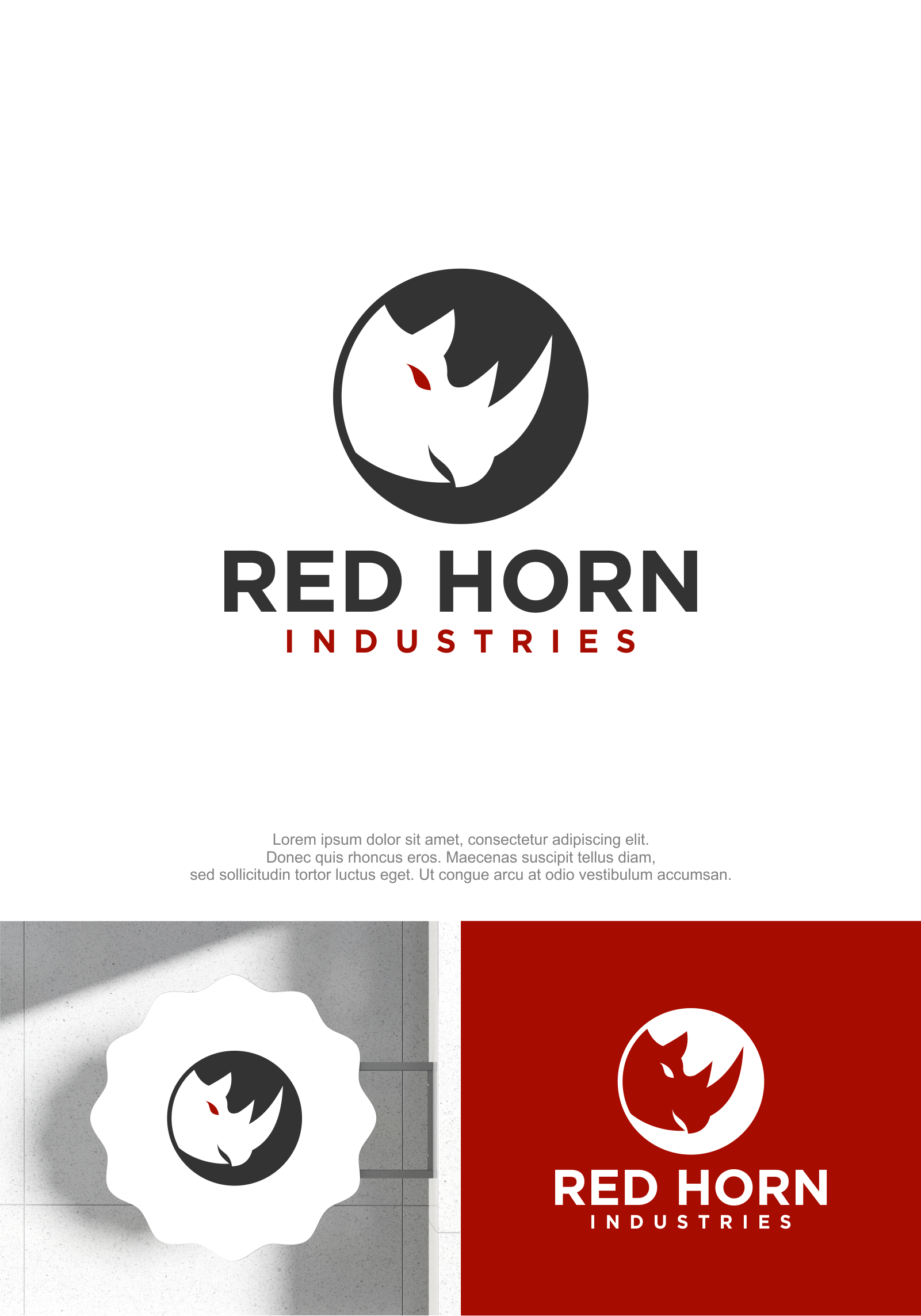 Design de Logo par M.Syaiful Huda pour Red Horn Industries, LLC | Design #33215659